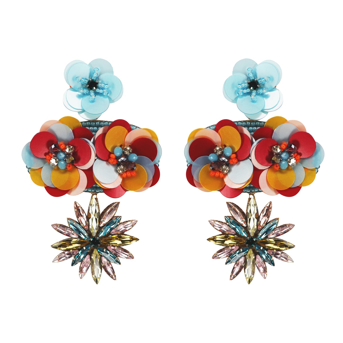 Coral Earrings